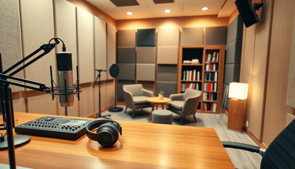 تجهيز غرفة بودكاست