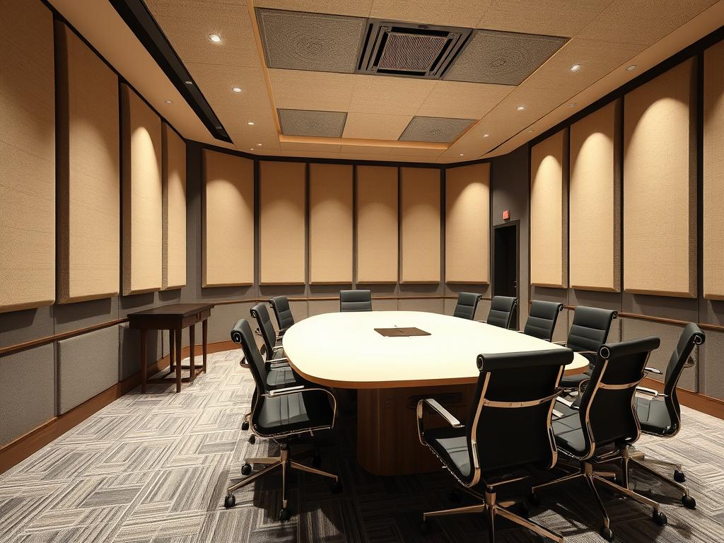 عزل صوت للاستوديوهات وقاعات الاجتماعات من شركة عزل صوت في الكويت