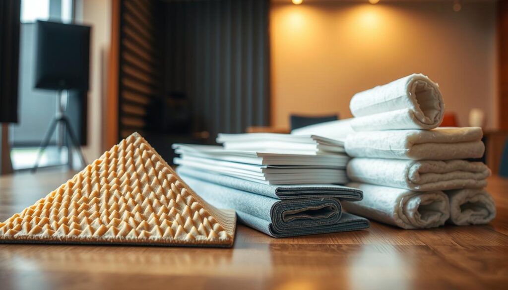 مواد عزل الصوت